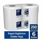 Higiénico Jumbo Premium Tork Doble Hoja 6 x 250 Metros HI55024