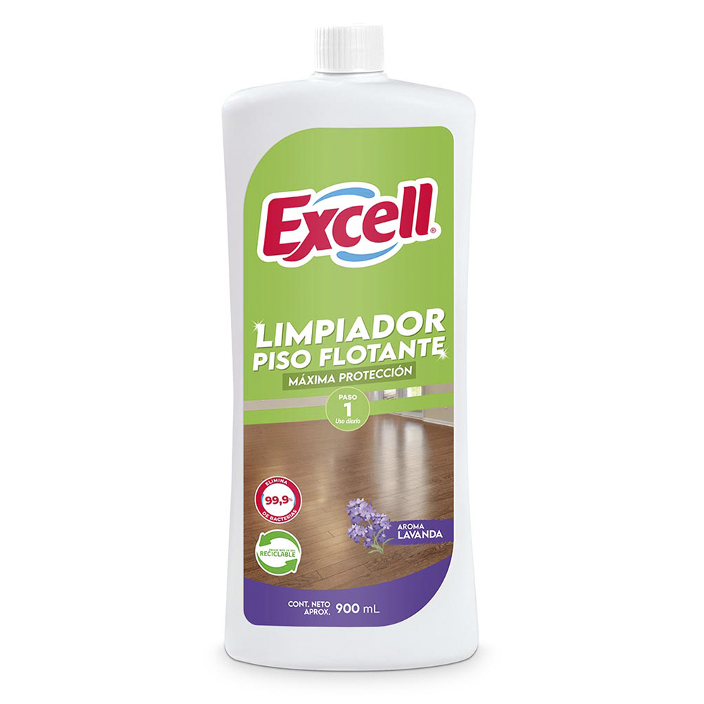 LIMPIADOR PISO FLOTANTE EXCELL Envase 900 cc Lavanda
