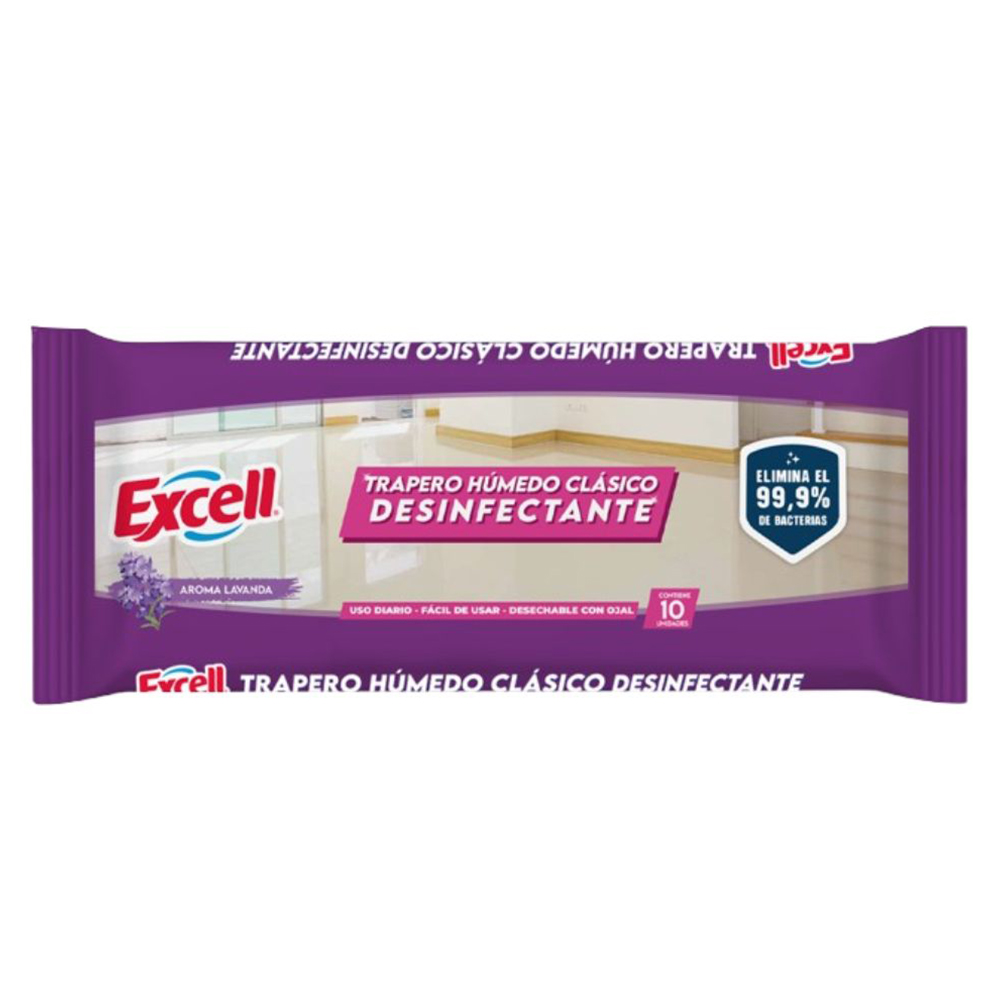Trapero Humedo Para Pisos Excell Lavanda