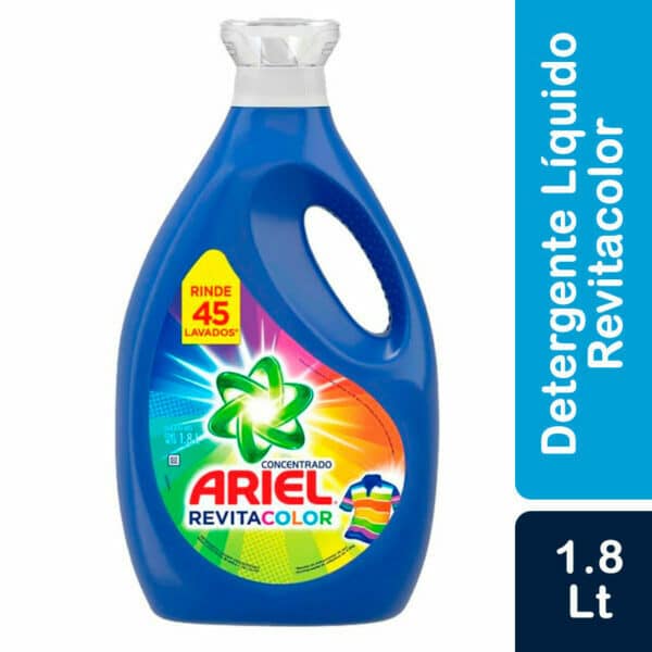 Ariel Detergente Líquido Revitacolor Concentrado 1.8 L
