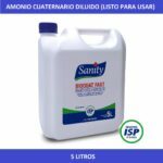 Amonio Cuaternario 5 Litros listo para usar (Diluido) Regsitro ISP Bidón
