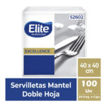 Servilleta Mantel Elite Professional Doble Hoja 24 Pq x 100 Un 52602