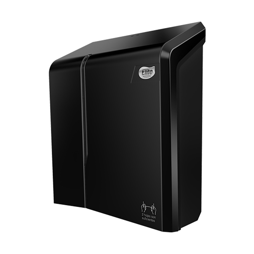 DISPENSADOR DE TOALLAS INTERFOLIADAS ELITE EVOLUTION NEGRO DISP91519