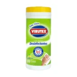 TOALLAS DESINFECTANTES VIRUTEX LIMON 35 UNIDADES