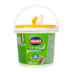 Toalla Desinfectante Limón 400 Unidades Virutex