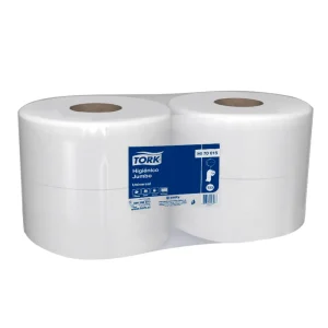 Papel Higiénico Tork Jumbo 500 M Hoja Simple 4 Rollos