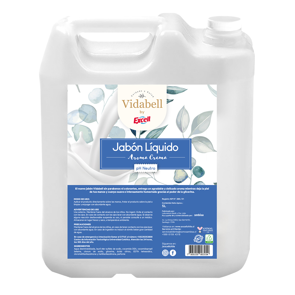 Jabon Liquido Excell Crema 5 Litros