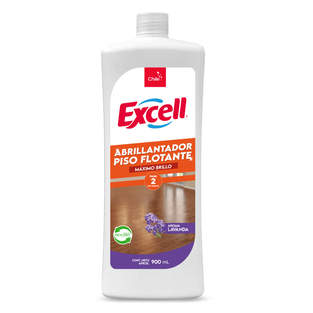 Abrillantador Pisos Flotantes Excell Lavanda 900cc