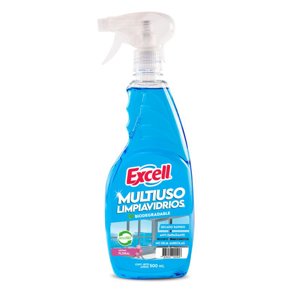 Limpiavidrios Excell Multiuso Gatillo 500cc