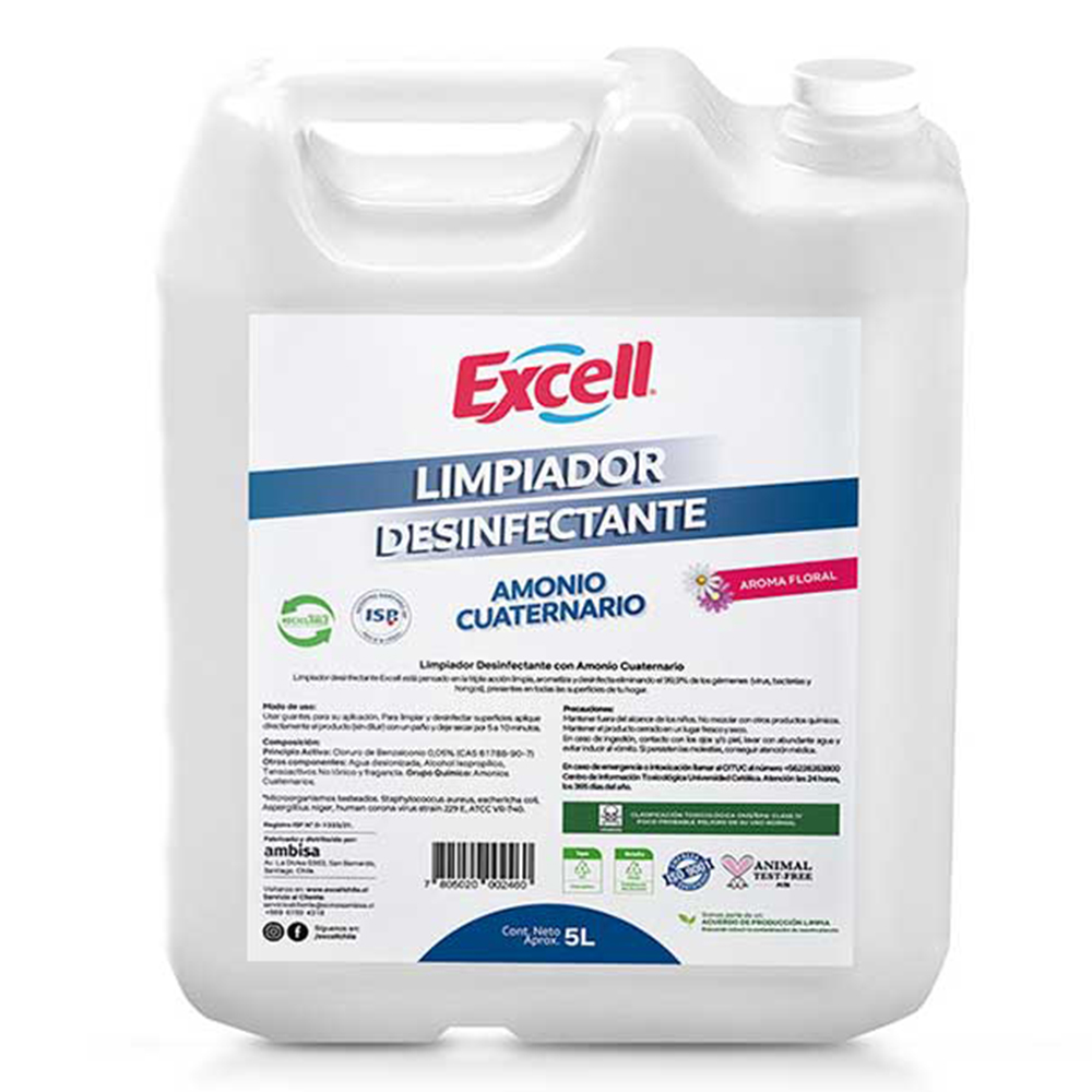 Amonio Cuaternario Excell 5 Litros