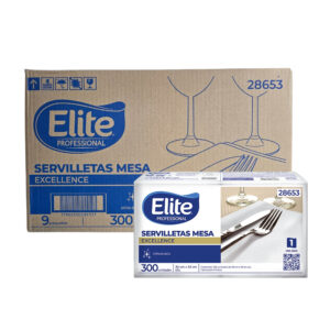 Servilleta Mesa Elite 30 x 33 cm (300 Un x 9 Pq) 28653